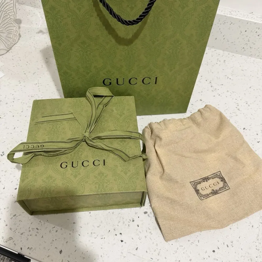 Gucci Green Gift Bag Dust Bag Gift Bag designer TS packaging set